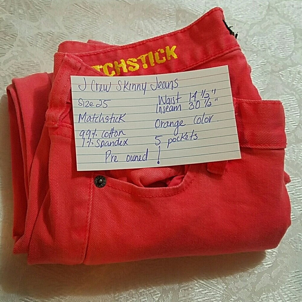 J. CREW Factory Skinny Jeans. Size 25       #79 - Picture 9 of 9